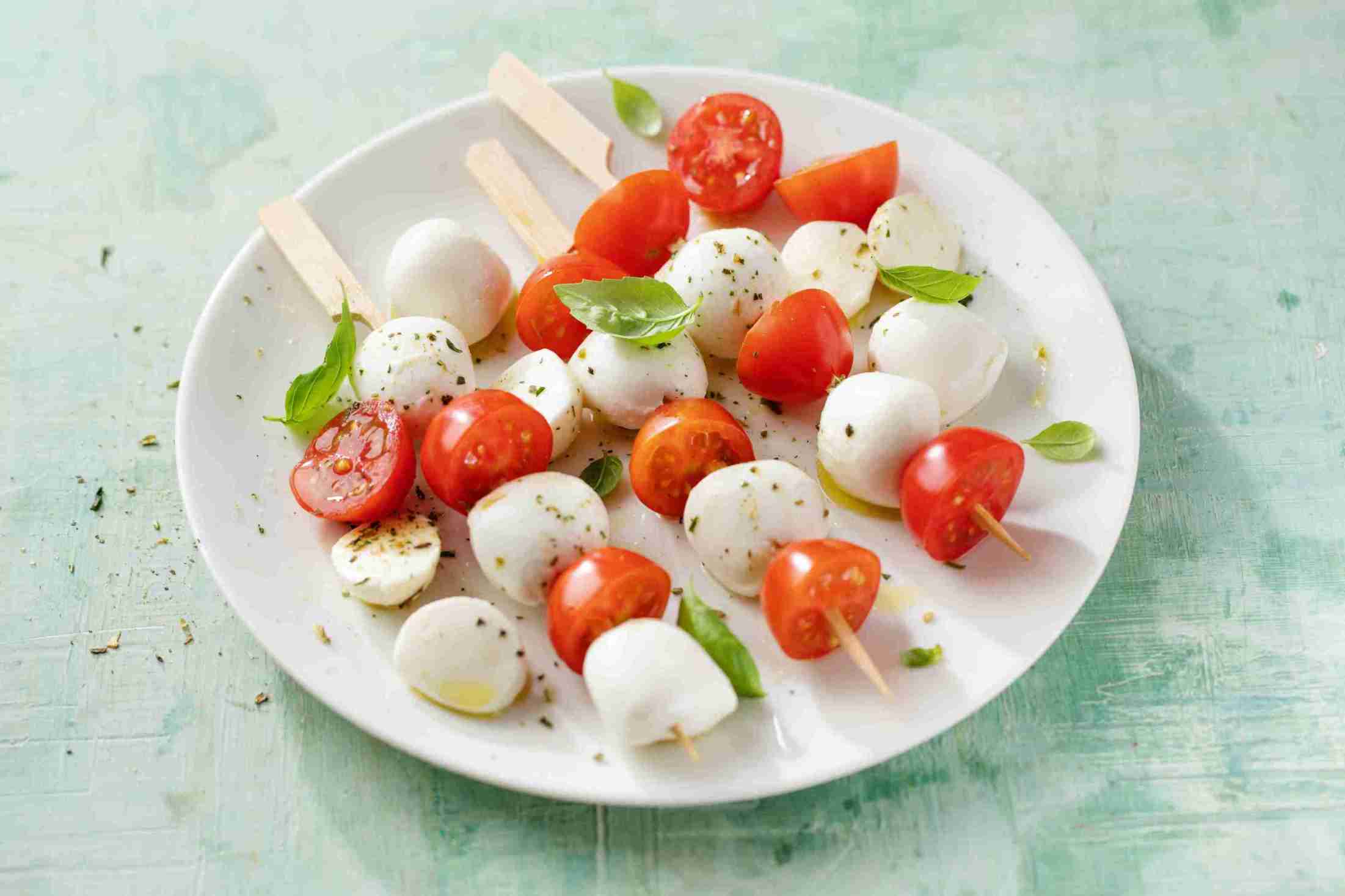 Mini Caprese Skewers